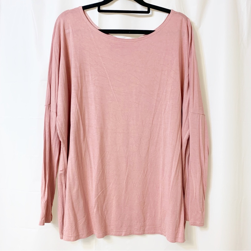 Ash and Antler Pink Long Sleeve "Shania Top" Small